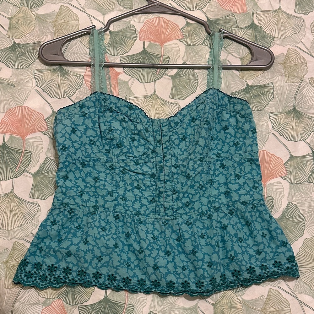 American Eagle Y2K corseted spaghetti straps